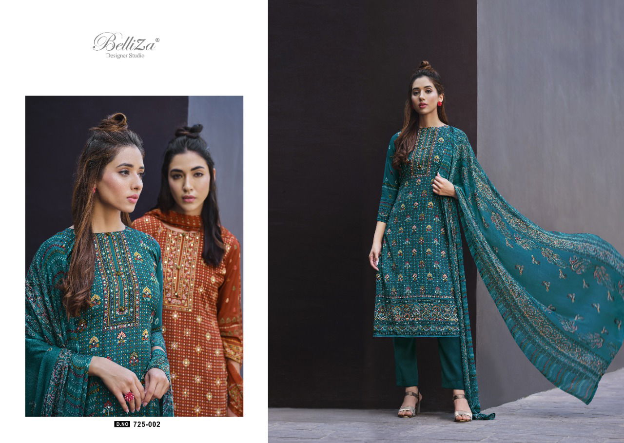 Belliza Shadows Printed Casual Wear Wholesale Dress Material Collection